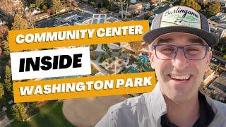 Tour Burlingame CA Community Center and Washington Park