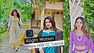 New HDR Effect Video Editing in Alight Motion.Sanjay Tech