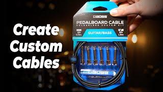 Create EASY Custom Length Cables - BOSS Solderless Patch Cables Assembly Process!