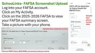 SchooLinks-FAFSA Complete Upload Instructions