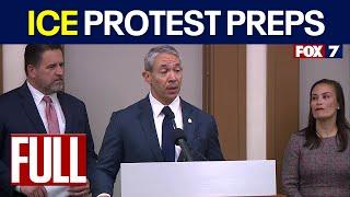 San Antonio officials discuss anti-ICE protests preparations, Texas deploying National Guard
