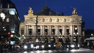 An evening around Opera District, Paris