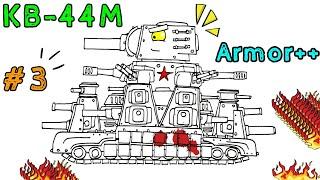 How to Draw a Cartoon Tank KB-44M NEW | Homeanimations - Part 3