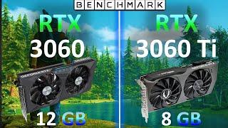 Geforce RTX 3060 vs RTX 3060 Ti Test in 7 Games // 1080p, 1440p, 2160p