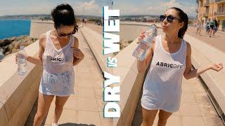 Dry vs Wet (2024) | Transparent Clothes Haul | AbricOFF [4K]