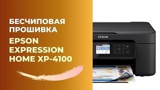 Бесчиповая прошивка Epson XP-4100 | Видеоинструкция