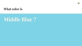 Middle Blue color #7ed4e6 hex color - Blue color - Warm color 7ed4e6