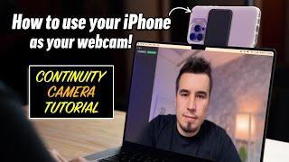 How to use your iPhone as your webcam on your Mac!