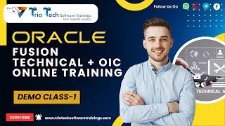 Oracle Fusion Technical +OIC Online Training Demo Class - 1 |  Oracle Integration Cloud Course