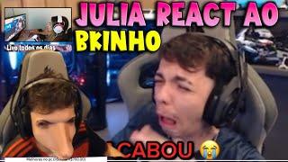 JULIA REACT AO BKINHO #bkinho #tropadaturquia #meninasgtarpclips