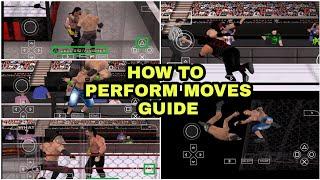 How To Moves Guide In wwe Svr 2011 ppsspp by psp gamer