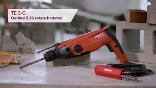 OVERVIEW of Hilti's TE 3 C triple mode corded SDS plus rotary hammer