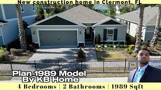 New homes in Clermont, FL / Orlando, FL | The Sanctuary Community | Tour Plan 1989 Model by KB Home