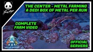 The Center's Metal Farming Route For A Dedi Box Of Metal Per Run | ARK: Survival Ascended