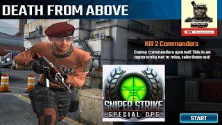 Death from above Campaign Zone 11 Harbor Rifle mission #1 sniper strike: special ops (iOS & Android)
