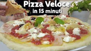 QUICK PLATED PIZZA in 15 Minutes VERY EASY and FAST