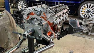 Крепления для установки V8 в Волгу