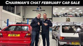 Chairman Stephen Ashworth review our February Car Auction with Paul Cowland