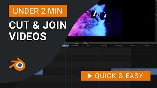 Blender Tutorial: How to Cut and Join Video in Blender Video Editor