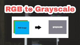 Convert RGB Images to Grayscale image from scratch using python | python for beginners