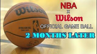 WILSON NBA OFFICIAL GAME BALL 2 Months Later