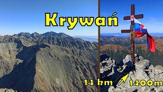 Krywań 2494 m n.p.m. - aktualne warunki 20.10.24 - Tatry Wysokie