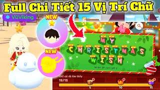 Chi Tiết Full 15 Vị Trí Làm Thiệp Chữ Giáng Sinh | Play Together