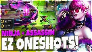 How To Oneshot EVERYTHING! Ninja + Assassins are 100% OP | Teamfight Tactics