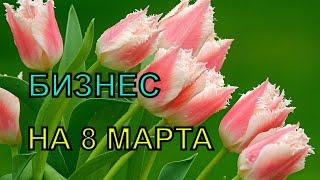 Бизнес на 8 марта. Продажа тюльпанов. Закупка тюльпанов на оптовом рынке города Краснодара.