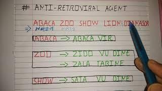 One minute trick to remember classification of anti-viral drug #gpat #pharmacy #pharmacology part-33