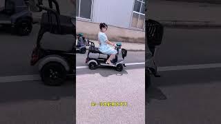 Mobility vehicle for the elderly and disabled #Mobility vehicle for picking up children .