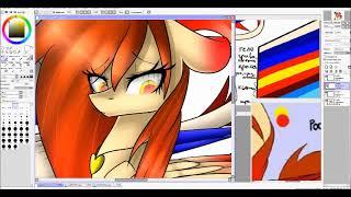 MLP SpeedPaint-Lauren and Saito ^^