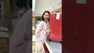 I finally decided to retire my Boscov’s luggage for my FIRST   #shorts #short #Beca daily vlogs