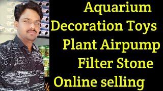 Fish Tank Decoration Products Lowest price || Online selling Aquarium accessories | Fish market