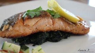 Perfect Pan Seared Salmon Recipe | featuring Allen Booth cutting board | Episode 97