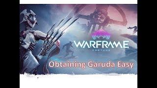 Garuda How To Obtain All Blueprints Easy | Fortuna: Update 24.0 Warframe Walkthrough