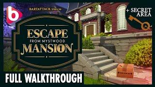 ESCAPE FROM MYSTWOOD MANSION | Full walkthrough + secret area | A fun new escape room game