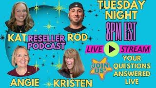 Reseller Podcast Live Questions Nurse Flipper Picking and Punching A Rural Squirrel Angie Resells