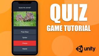 Build Quiz Game in 30 minutes | Unity 2D Tutorial | Madfireon