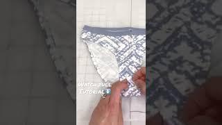 ⬆️Watch Full Tutorial - How to Copy and Make your own underwear
