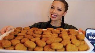 CHICKEN NUGGET CHALLENGE! 100 nuggets in 10 minutes?!