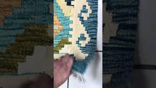 Blueish Afghan Kilim 152 x 103 CM  #kilim