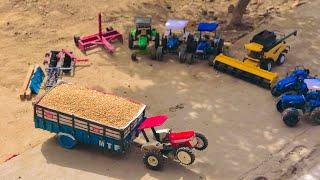 Swaraj 963 tractor full loaded trolley overloaded