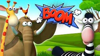 Gazoon - Jungle Rumble Fight | Funny Animal Adventures | Cartoon For Kids