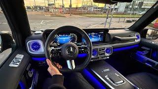 NEW 2026 Mercedes G Class POV Night Drive on the Autobahn! Exterior Interior Walkaround 4k