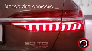 Audi A6 (C8) Tail Light Animation from "Standard" to "RS6 Style"