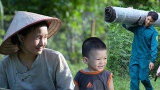 single mother joy: kind man - helping rebuild the farm - after stormy days || Ly Tieu Nu