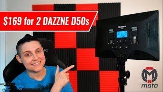 Affordable Stream Lights | Dazzne D50 Bi-Color LED Panels