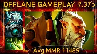 ⭐ 7.37b rmN-. Lone Druid |K+A-D - 33 KP - 75%| Offlane Gameplay - Dota 2 Top MMR