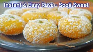 Raksha Bandhan Specia Instant & Easy Rava - Sooji Sweet | Sweet Recipe For - 2024